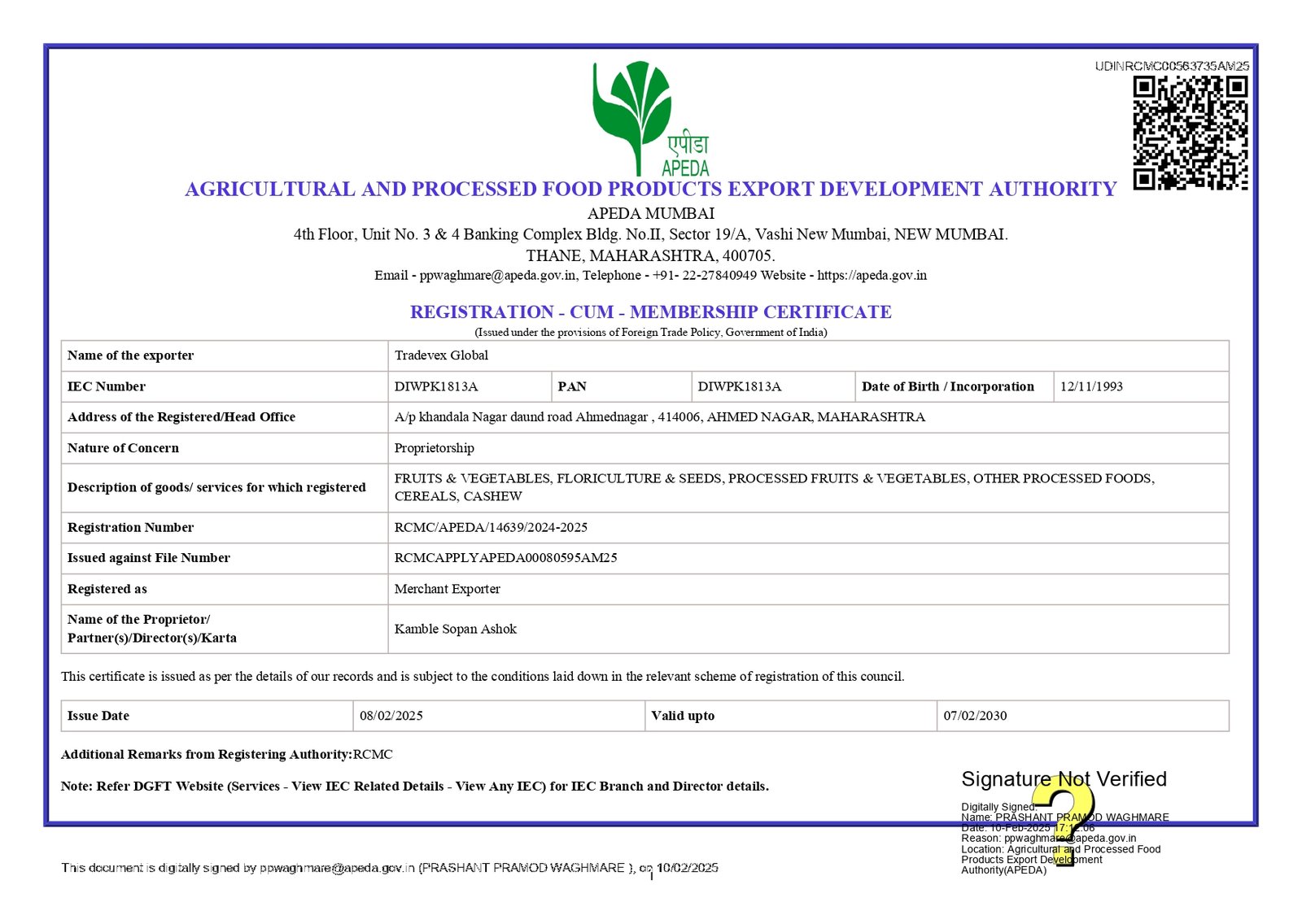 Apeda certificate_page-0001